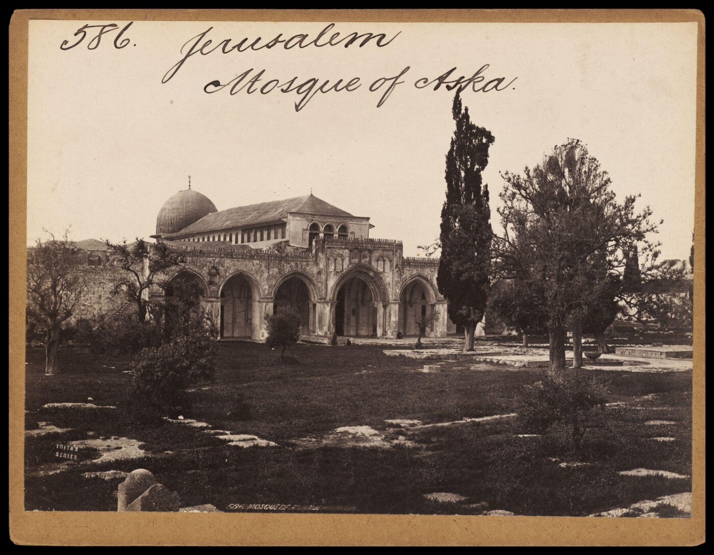 Francis Frith, Jerusalem. Mosque of Aska