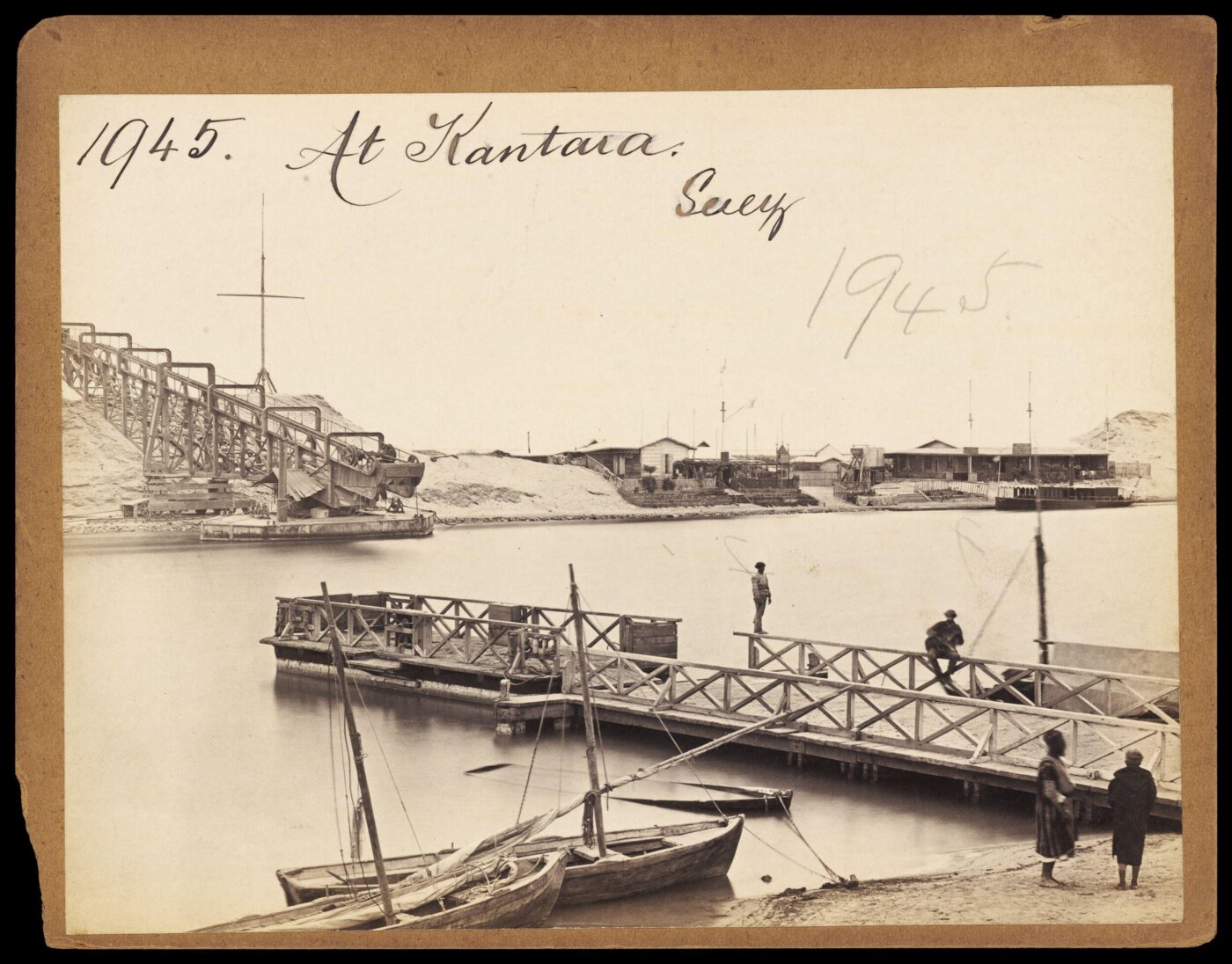 Francis Frith, At Kantara. Suez