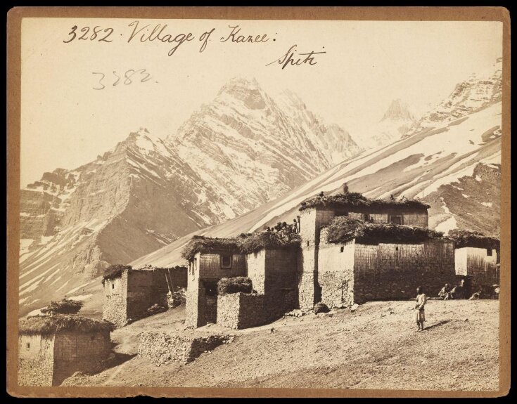 Village of Karee.  Spiti top image