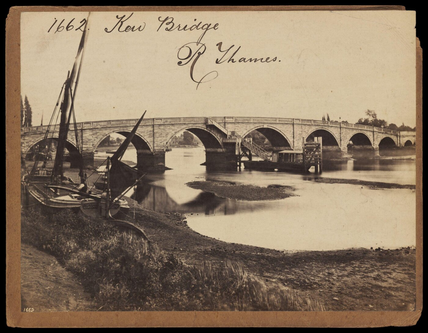 Francis Frith, Kew Bridge.  R. Thames