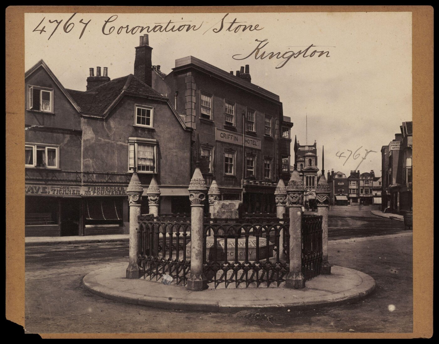 Francis Frith, Coronation Stone.  Kingston