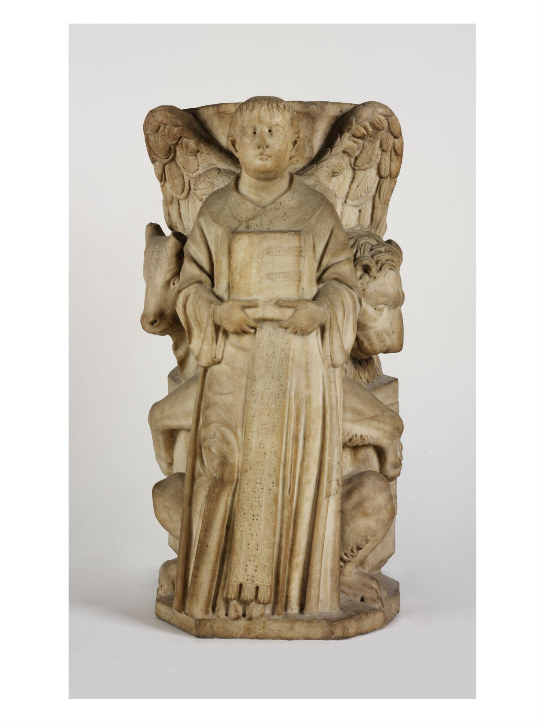 Symbols of St. Matthew, St. Mark and St. Luke, Nicola Pisano, ca. 1270