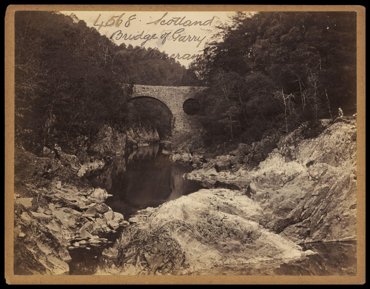 Francis Frith, Scotland. Bridge at Garry. Killiecrankie