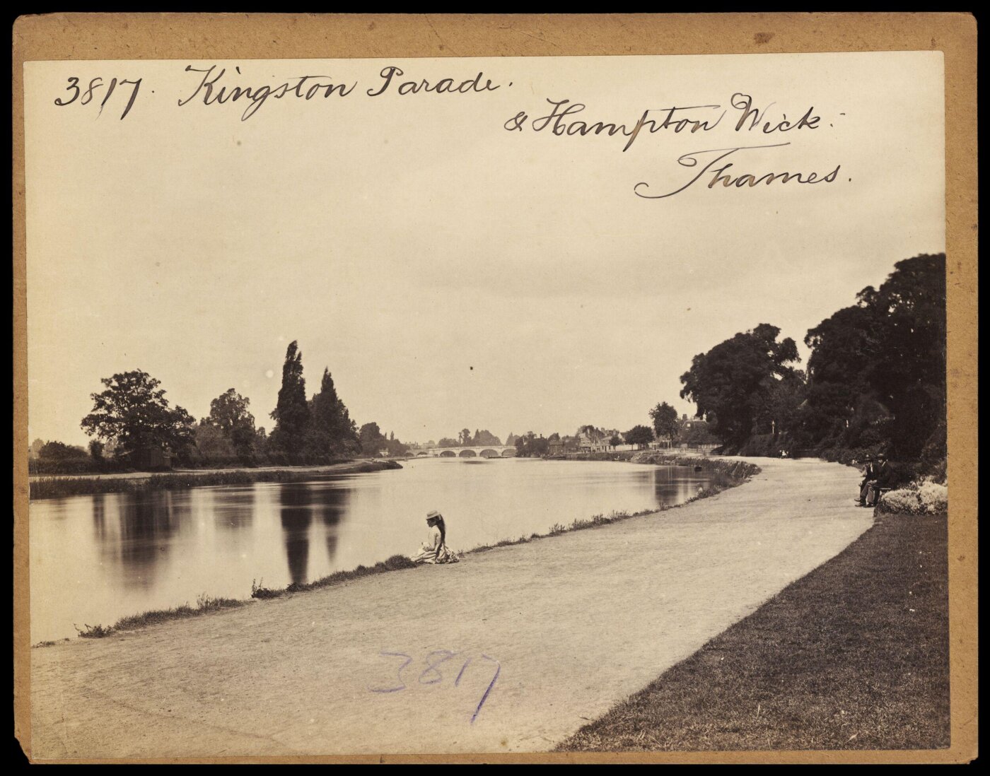 Francis Frith, Kingston Parade & Hampton Wick.  Thames