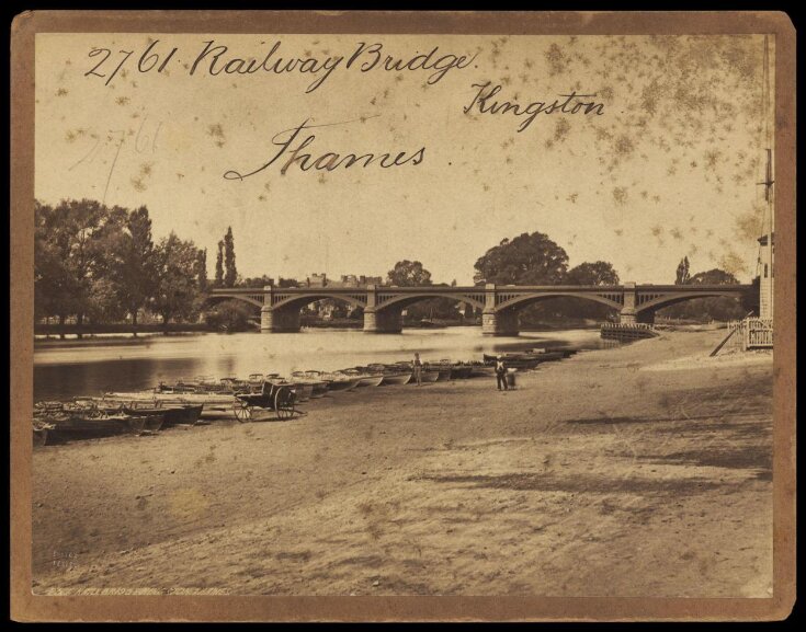 Railway Bridge.  Kingston.  Thames top image