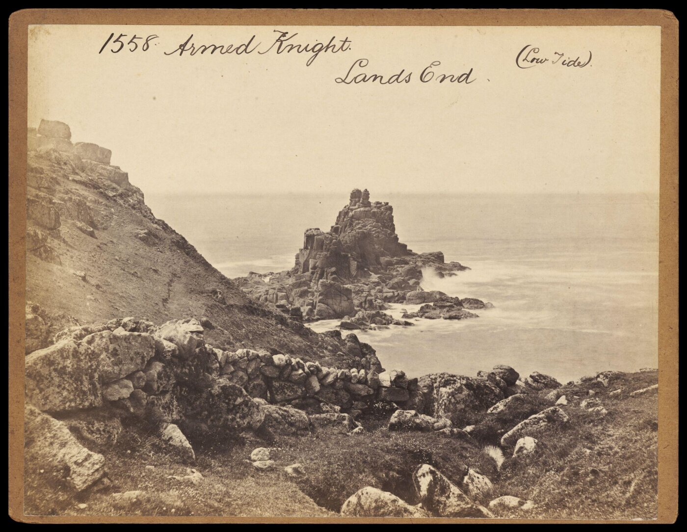 Francis Frith, Armed Knight. Lands End (Low Tide)