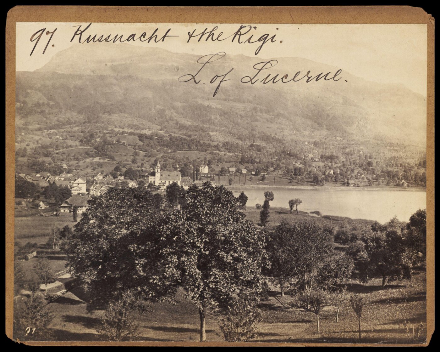 Francis Frith, Kussnacht & the Rigi. L. of Lucerne