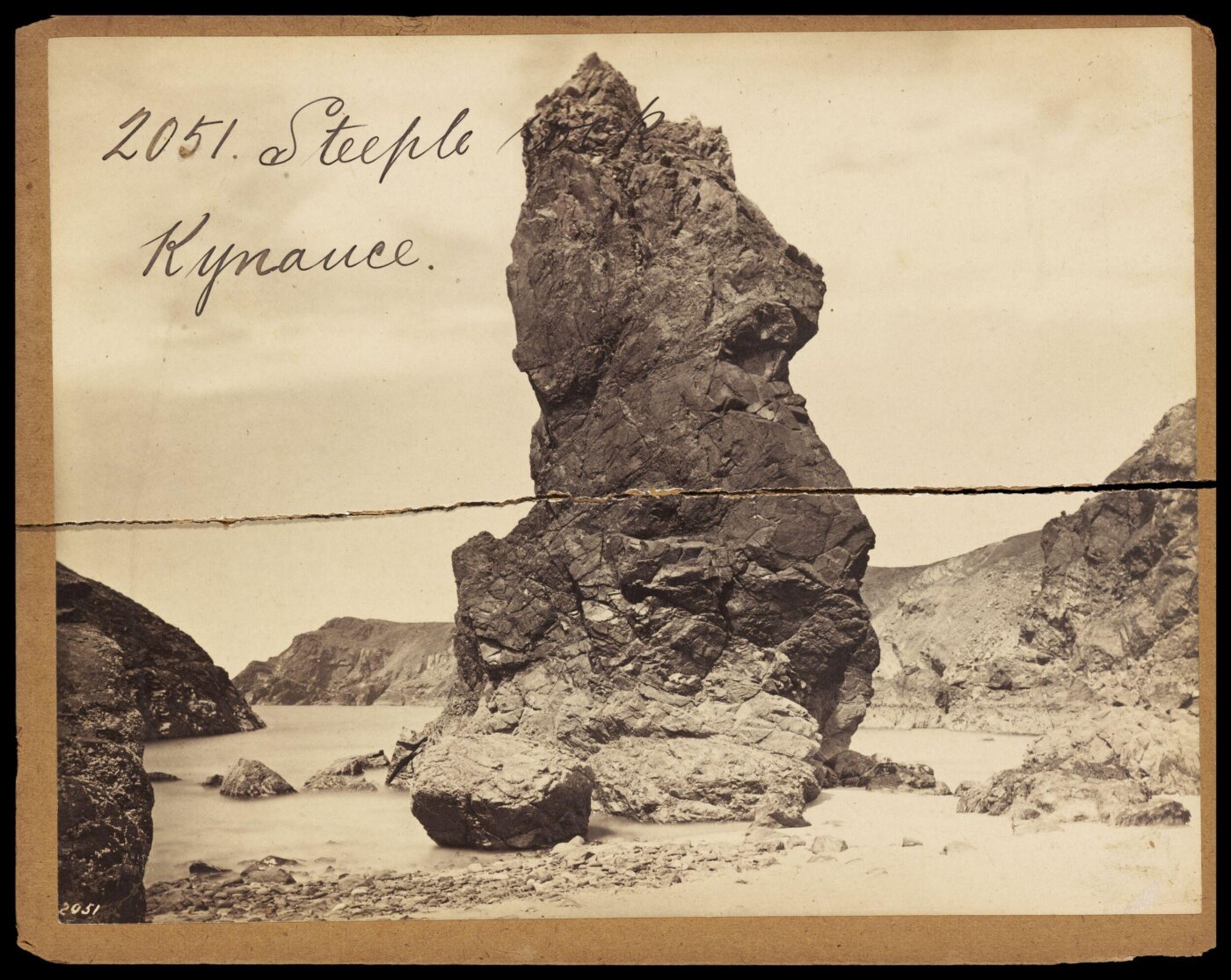 Francis Frith, Steeple Rock. Kynance