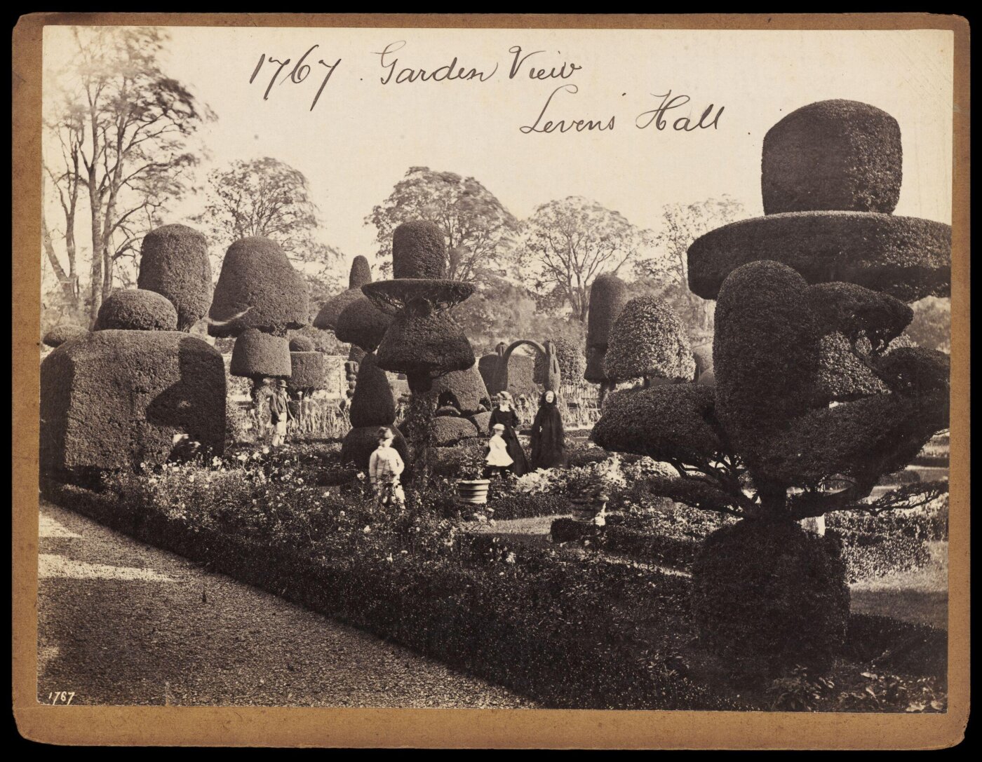 Francis Frith, Garden View Levens Hall