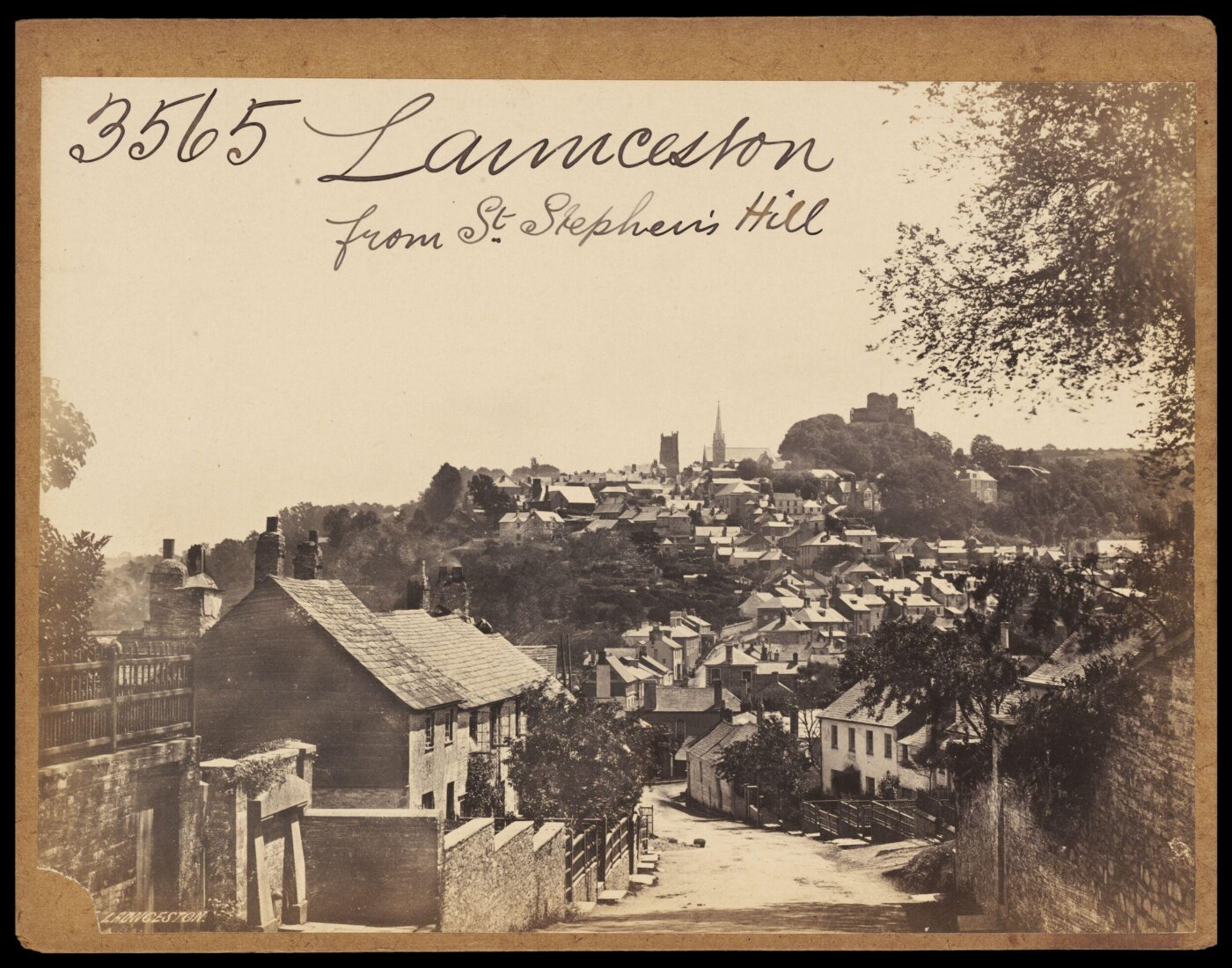 Francis Frith, Launceston from St. Stephen's Hill