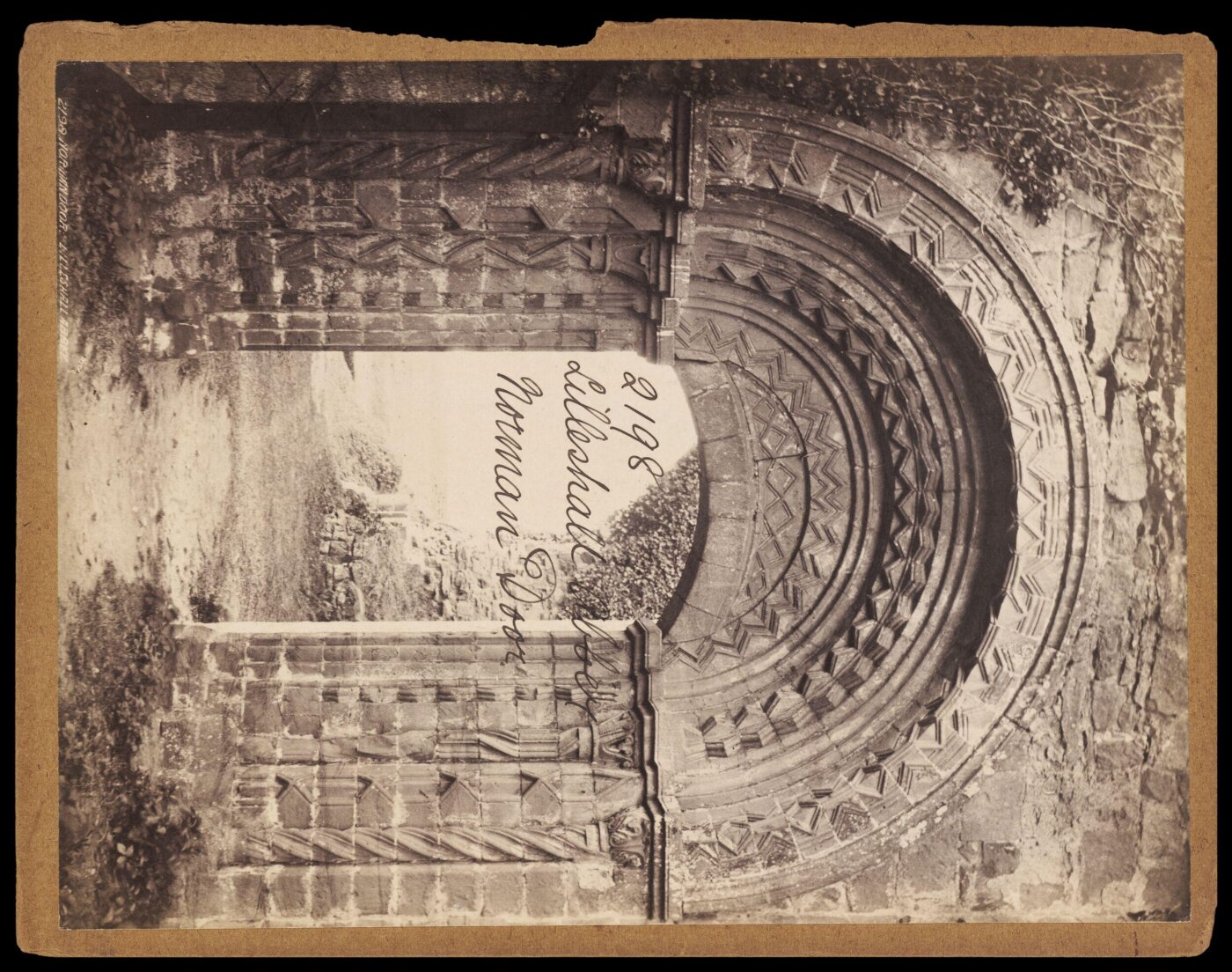 Francis Frith, Lilleshall Abbey. Norman Door