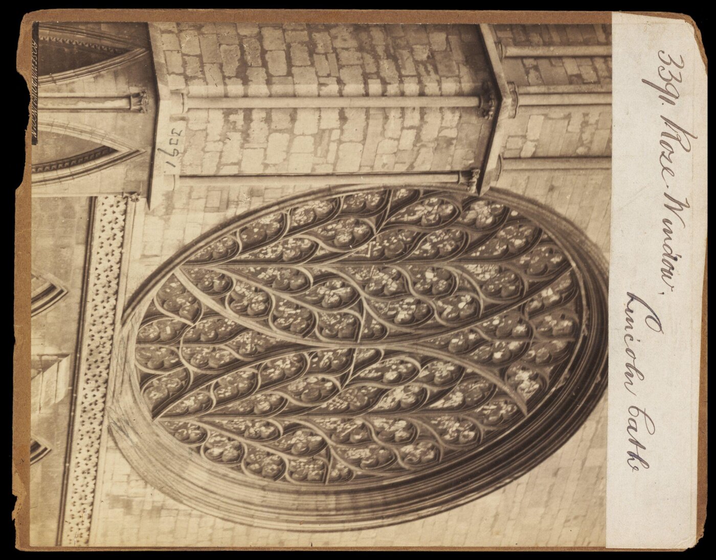 Francis Frith, Rose Window.  Lincoln Cath'l