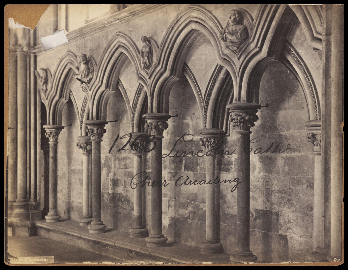 Francis Frith, Lincoln Cath'l.  Choir Arcading