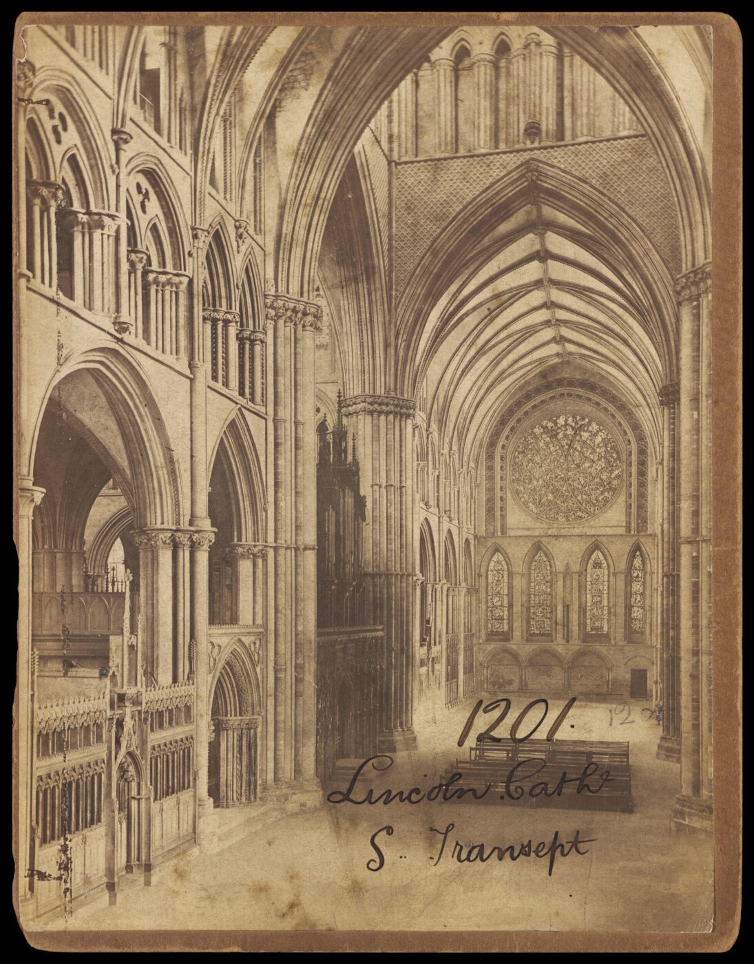 Francis Frith, Lincoln Cath'l.  S. Transept