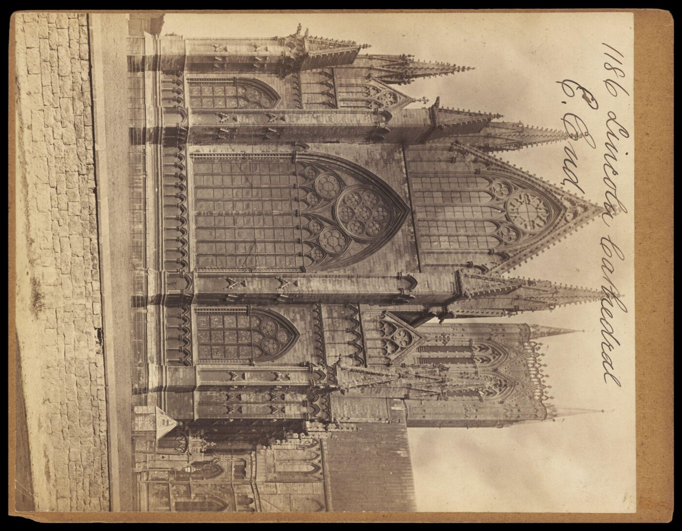 Francis Frith, Lincoln Cathedral.  E. End