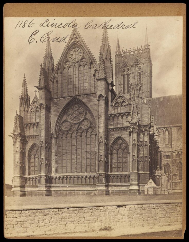 Lincoln Cathedral.  E. End top image