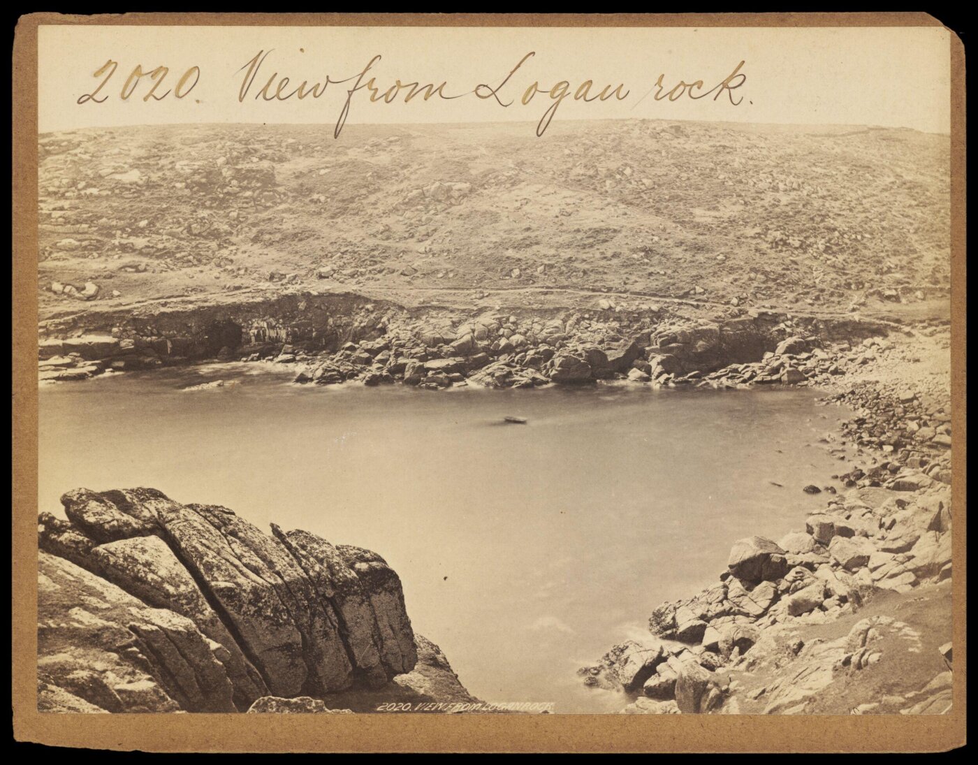 Francis Frith, View from Logan rock