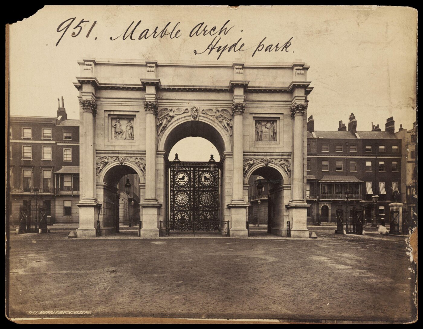 Francis Frith, Marble Arch. Hyde Park