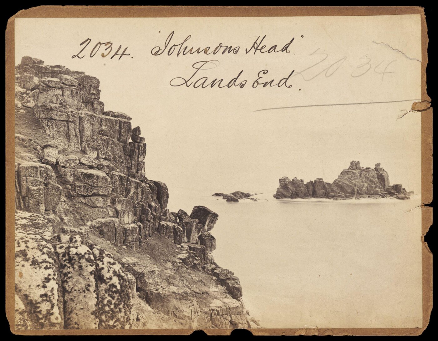 Francis Frith, Johnsons Head.  Lands End