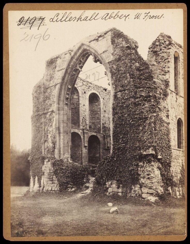 Lilleshall Abbey.  W. Front top image