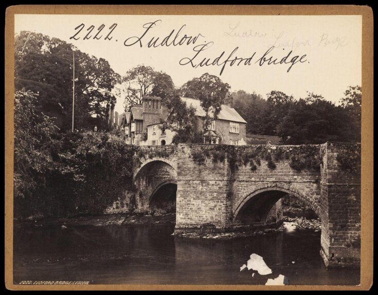 Ludlow.  Ludford bridge top image