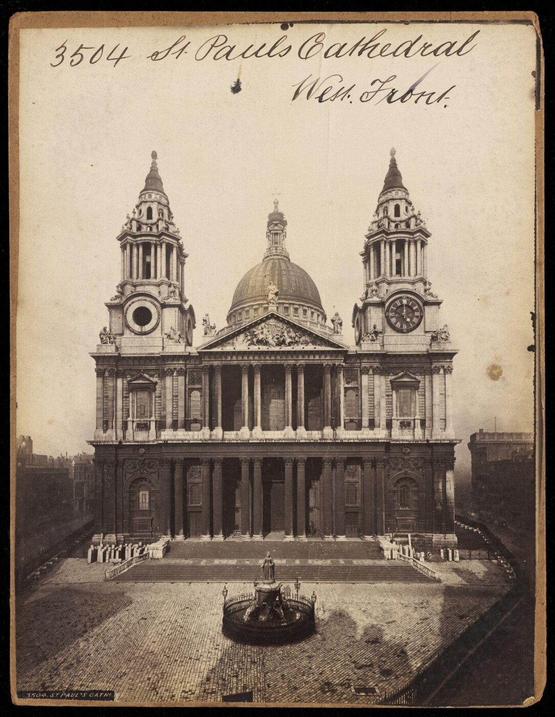 Francis Frith, St. Paul's Cathedral West Front