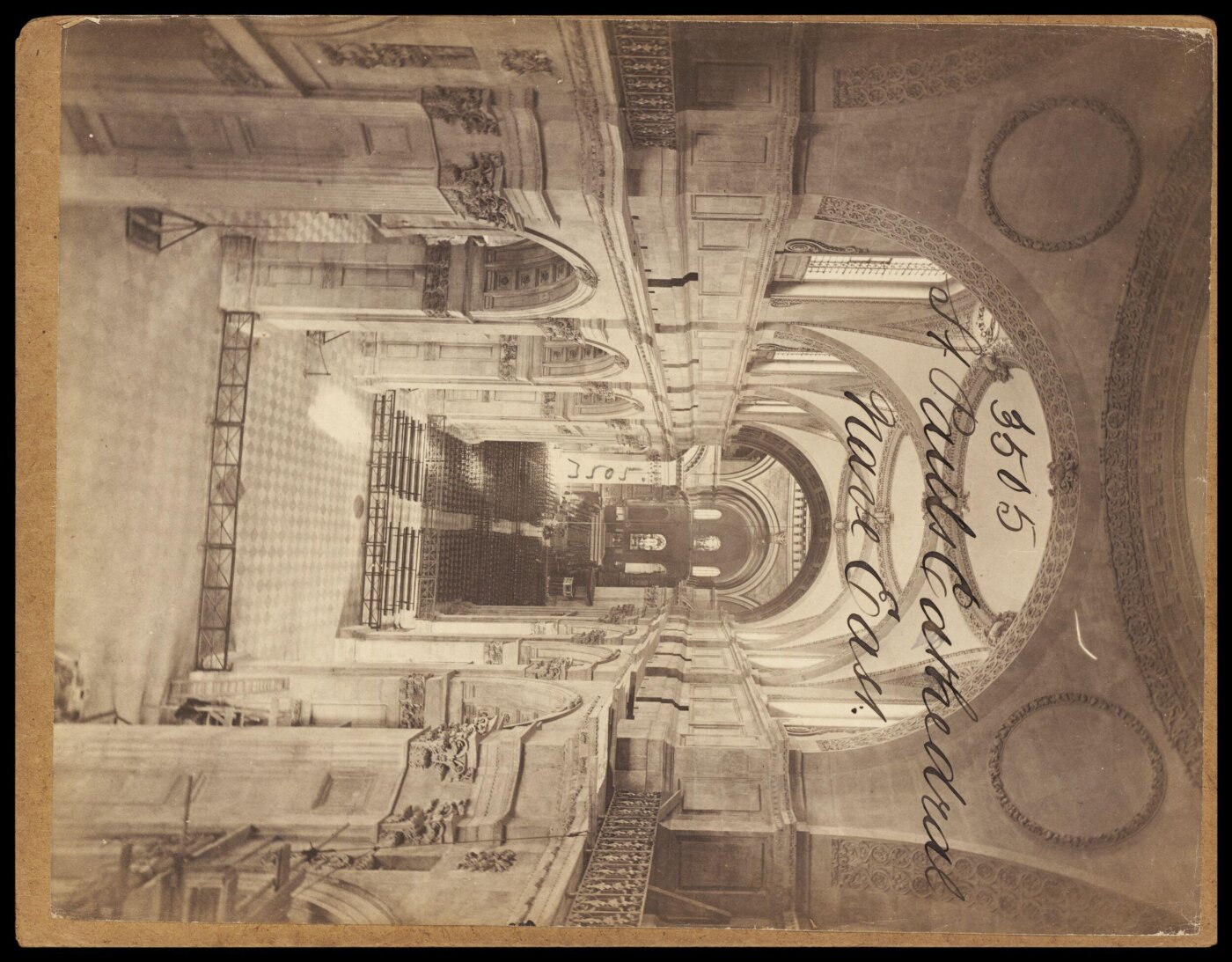 Francis Frith, St. Paul's Cathedral. Nave East