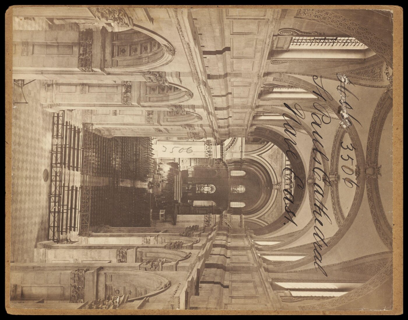 Francis Frith, St. Paul's Cathedral. Nave East