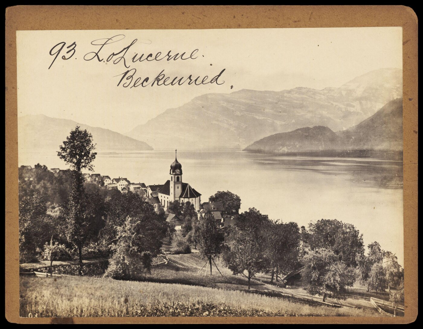 Francis Frith, L o Lucerne. Benkenried