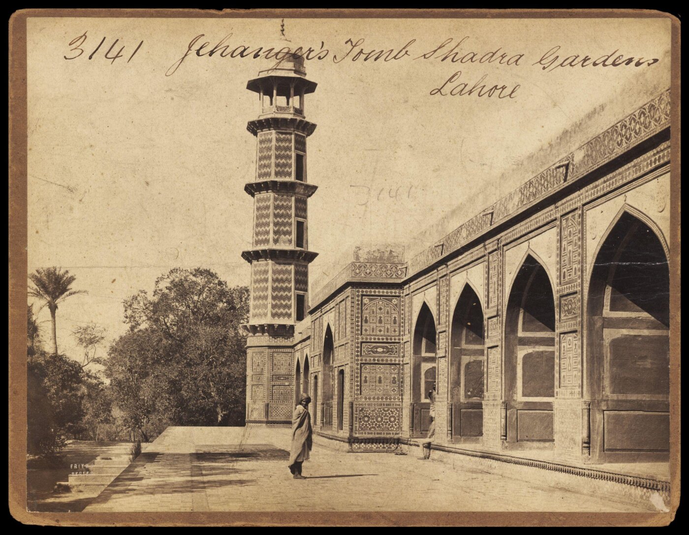 Francis Frith, Jehanger's Tomb.  Shadra Gardens.  Lahore