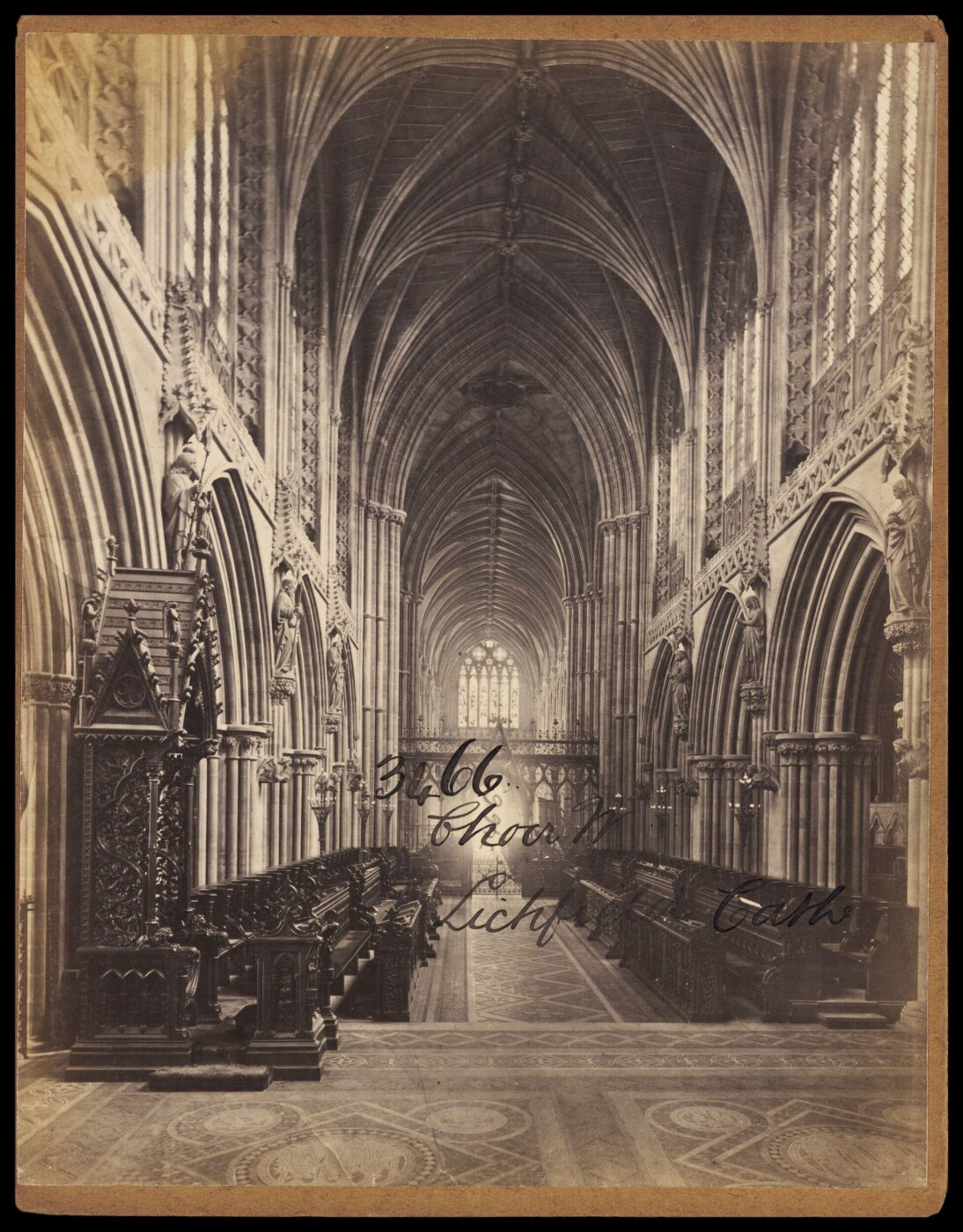 Francis Frith, Choir W. Lichfield Cath'l