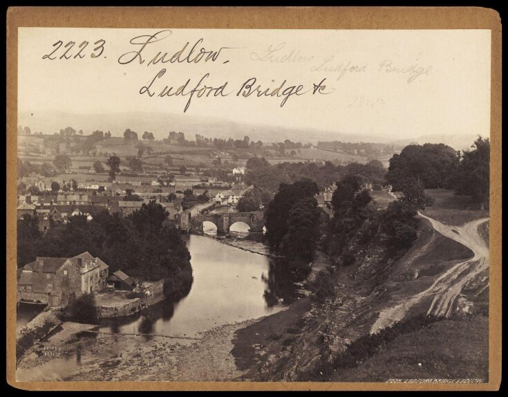 Ludlow.  Ludford Bridge etc. top image