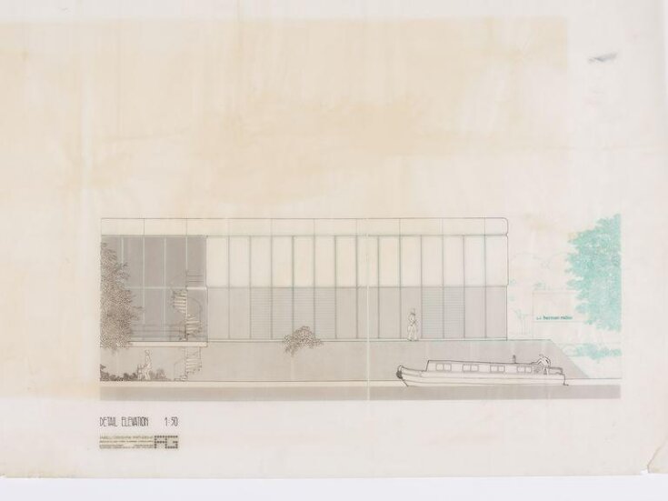 Elevation, Design for the Herman Miller Factory, Bath, UK image