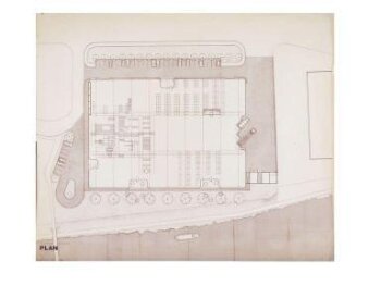 Plan for the Herman Miller Factory, Bath, UK