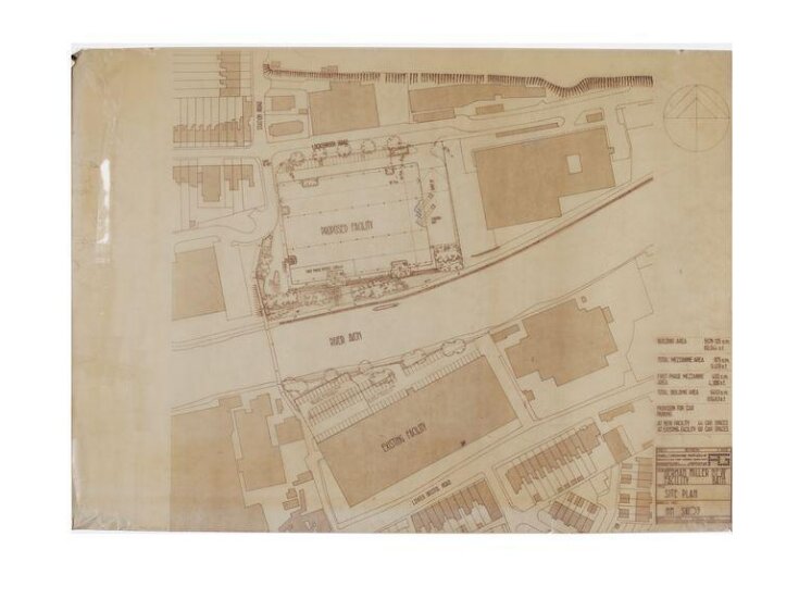 Site plan for the Herman Miller Factory, Bath, UK image