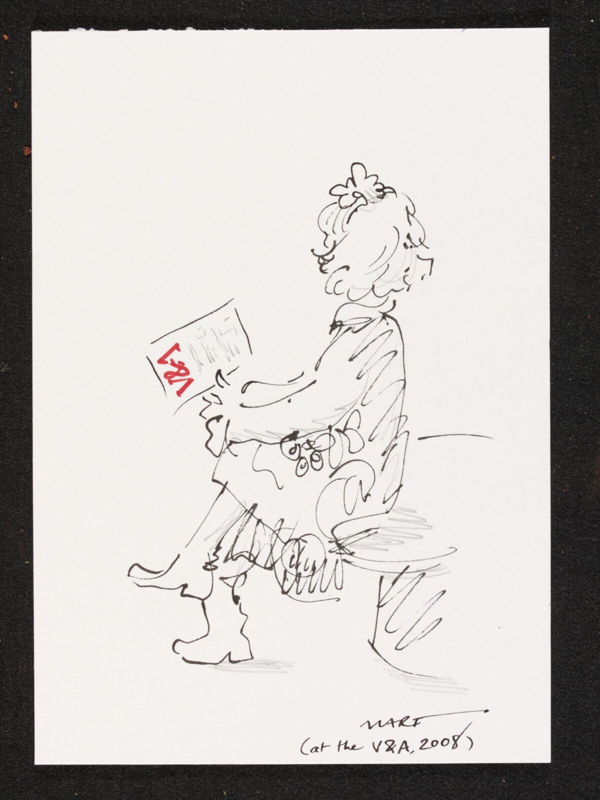 At the V&A, Martha Richler, 2008