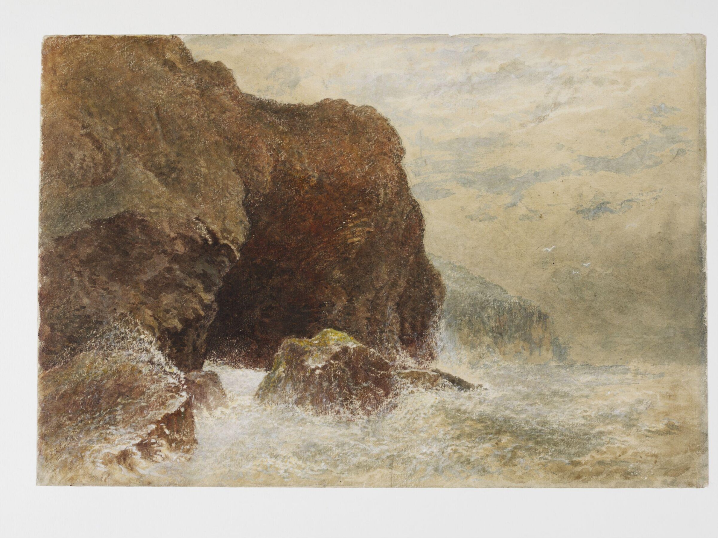 On the Coast of Yorkshire, George Haydock Dodgson, 1872