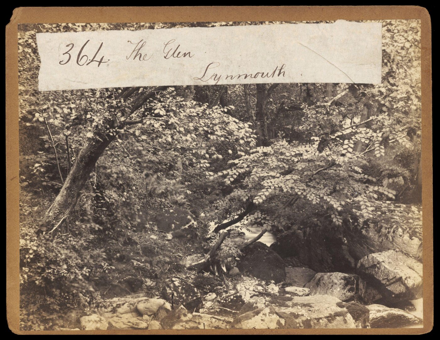 Francis Frith, The Glen. Lynmouth