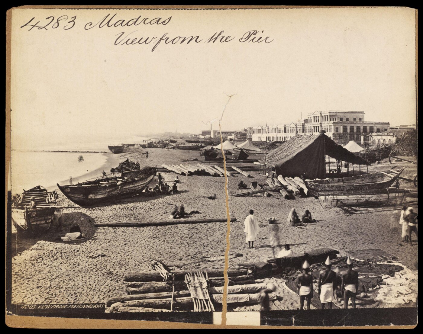 Francis Frith, Madras. View from the Pier