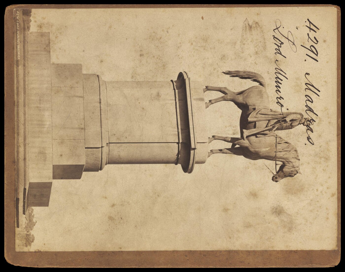 Francis Frith, Madras. Lord Munro