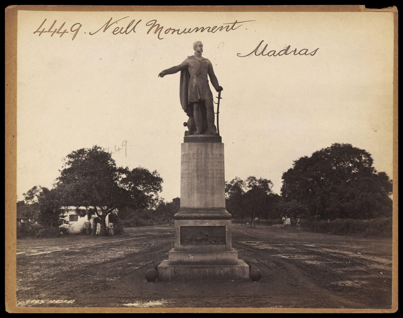 Francis Frith, Neill Monument. Madras