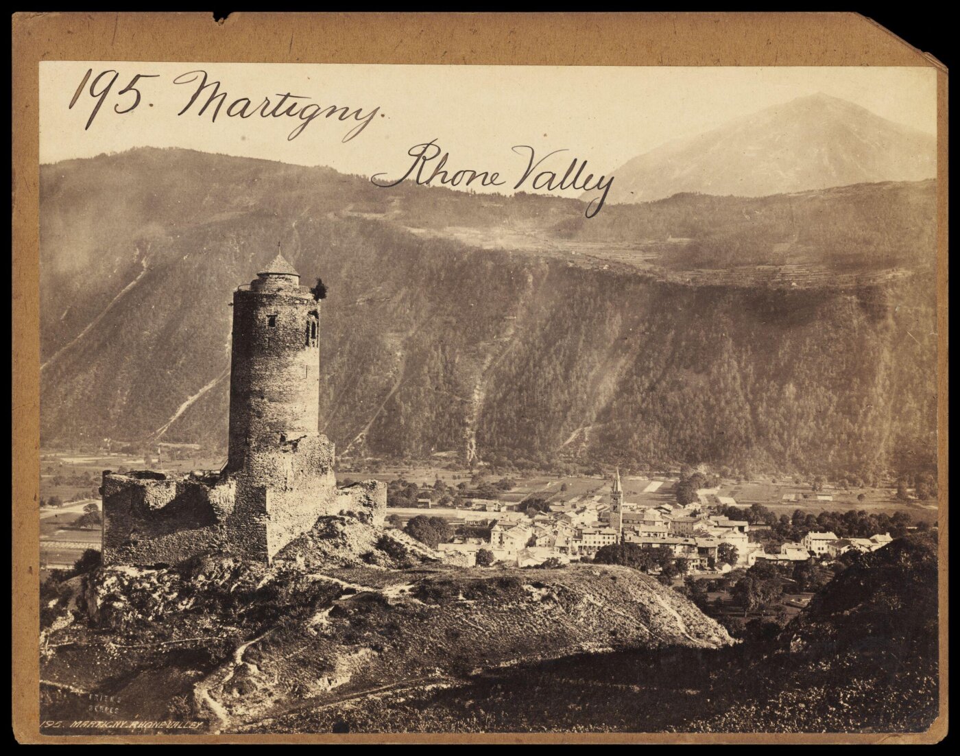 Francis Frith, Martigny. Rhone Valley
