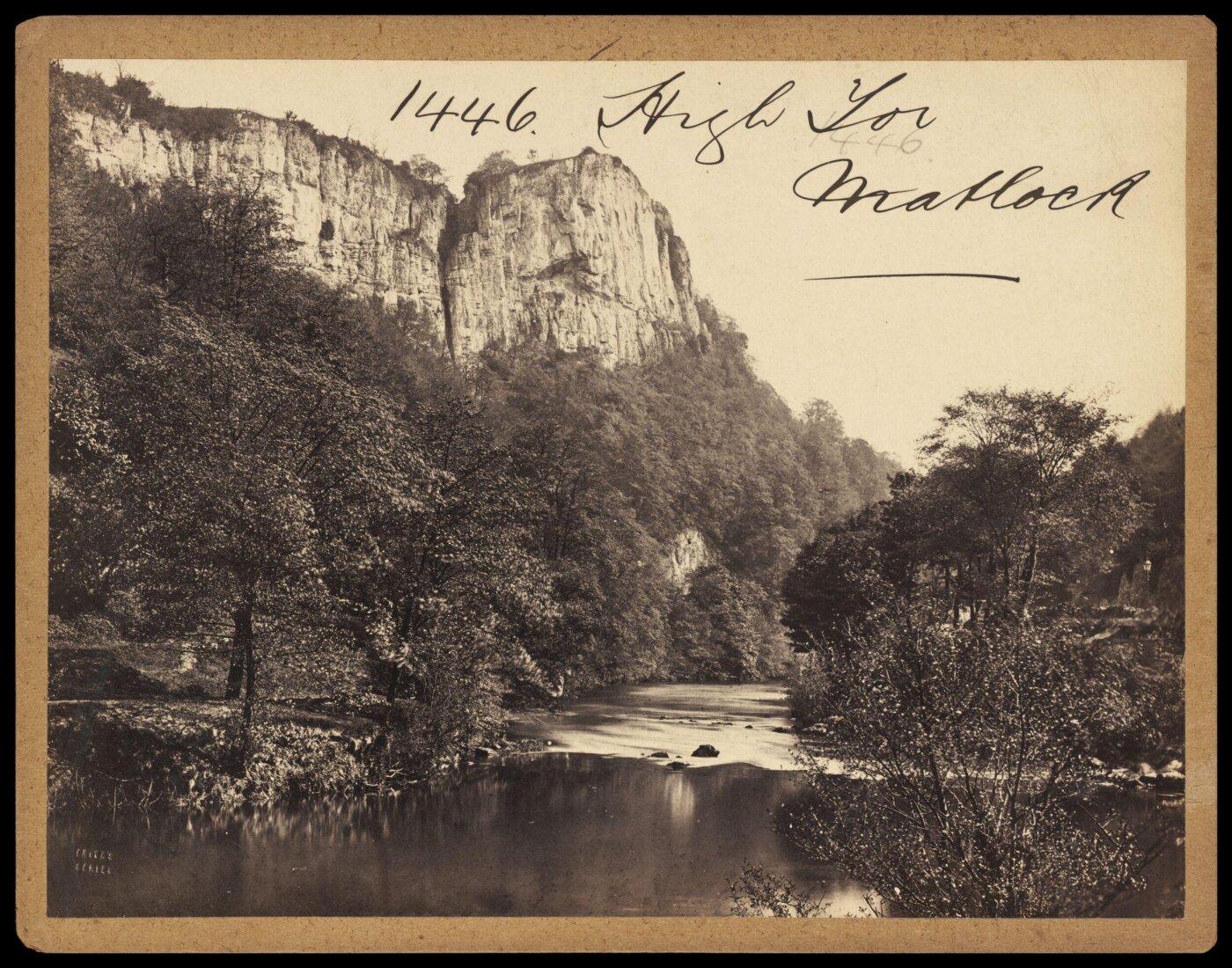 Francis Frith, Hi gh Tor. Matlock