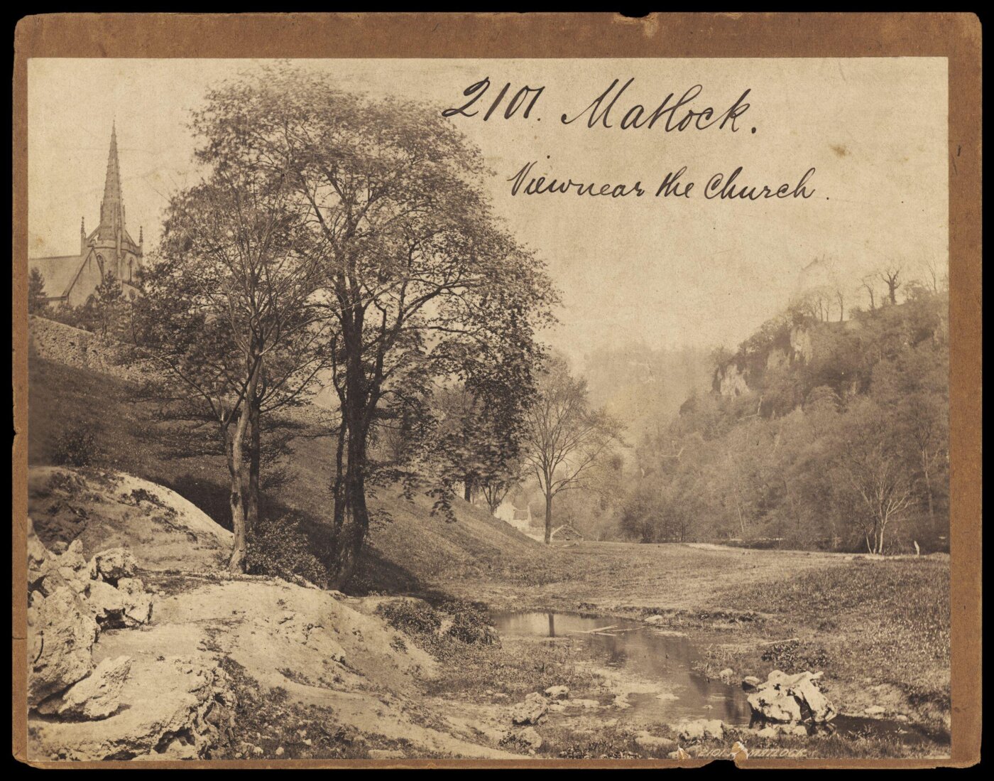 Francis Frith, Matlock. View near the Church