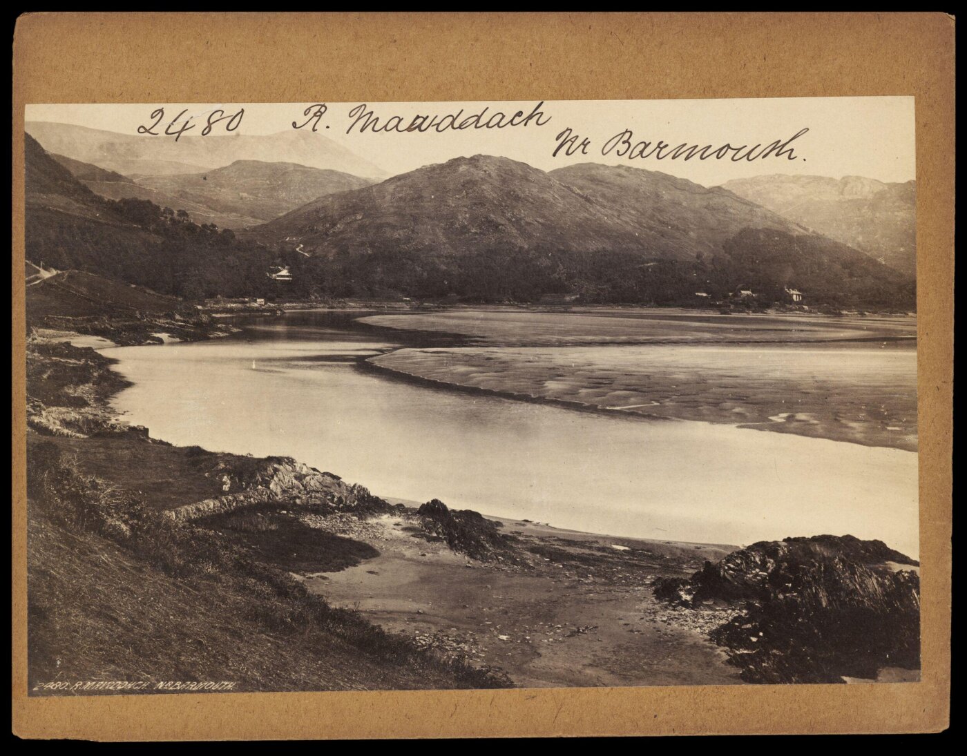 Francis Frith, R. Mawddach.  Nr. Barmouth