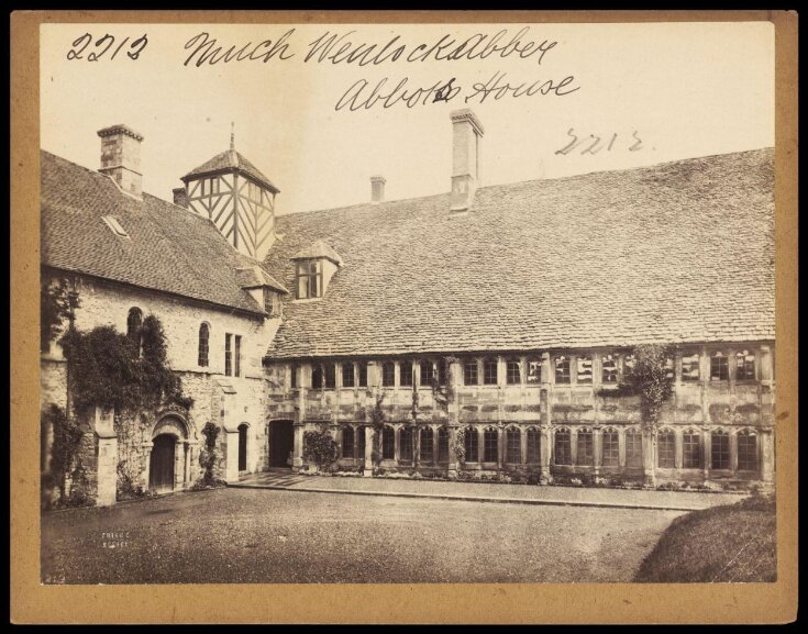 Much Wenlock Abbey.  Abbott's House top image