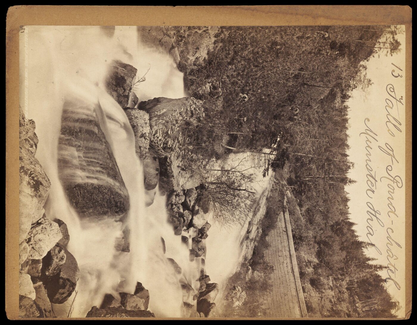 Francis Frith, Falls of Rond-châtel. Munster Thal