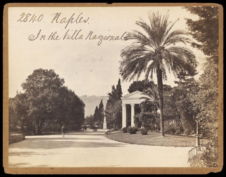 Naples.  In the Villa Nazionale top image