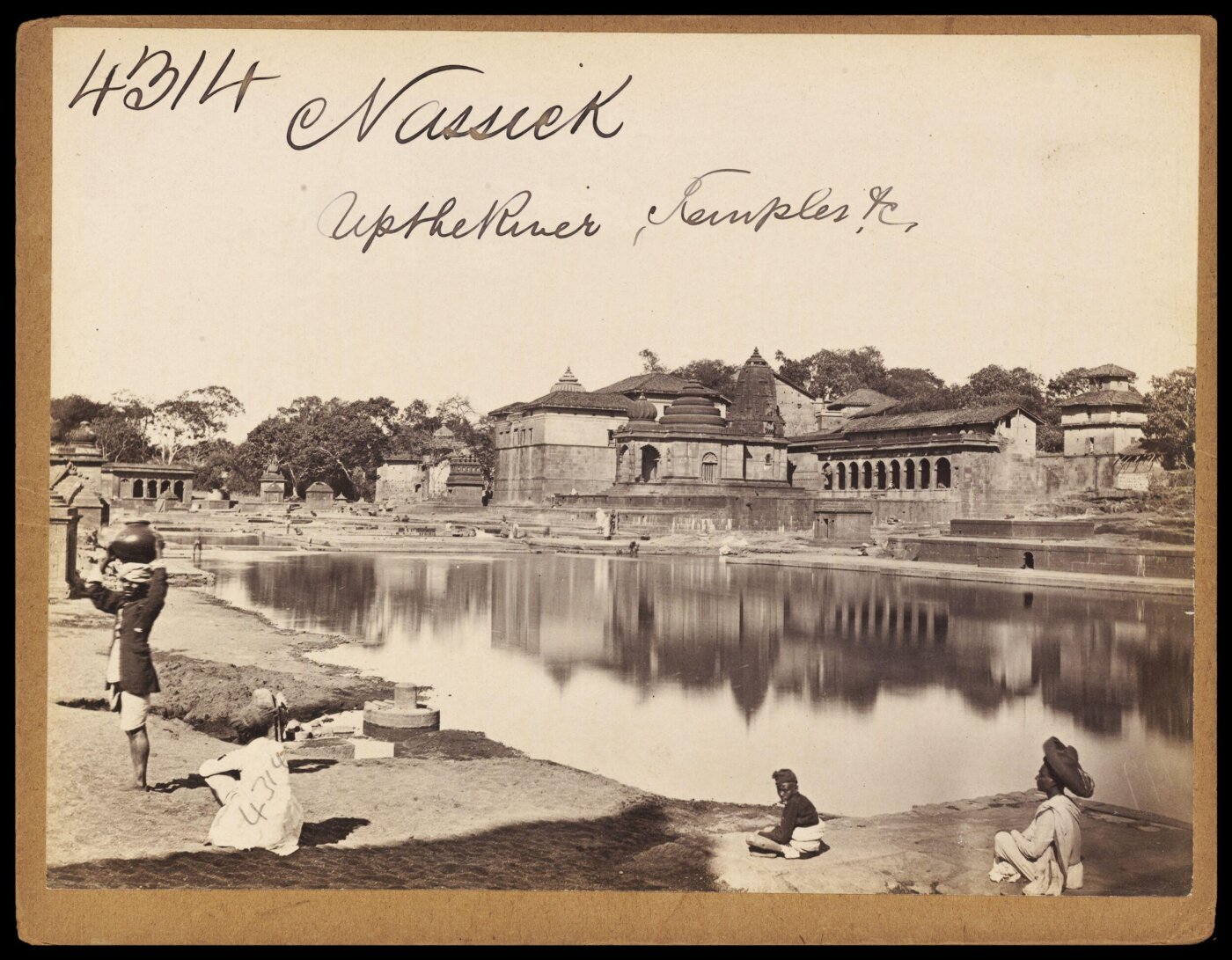 Francis Frith, Nassick.  Up the River, Temples, Etc.