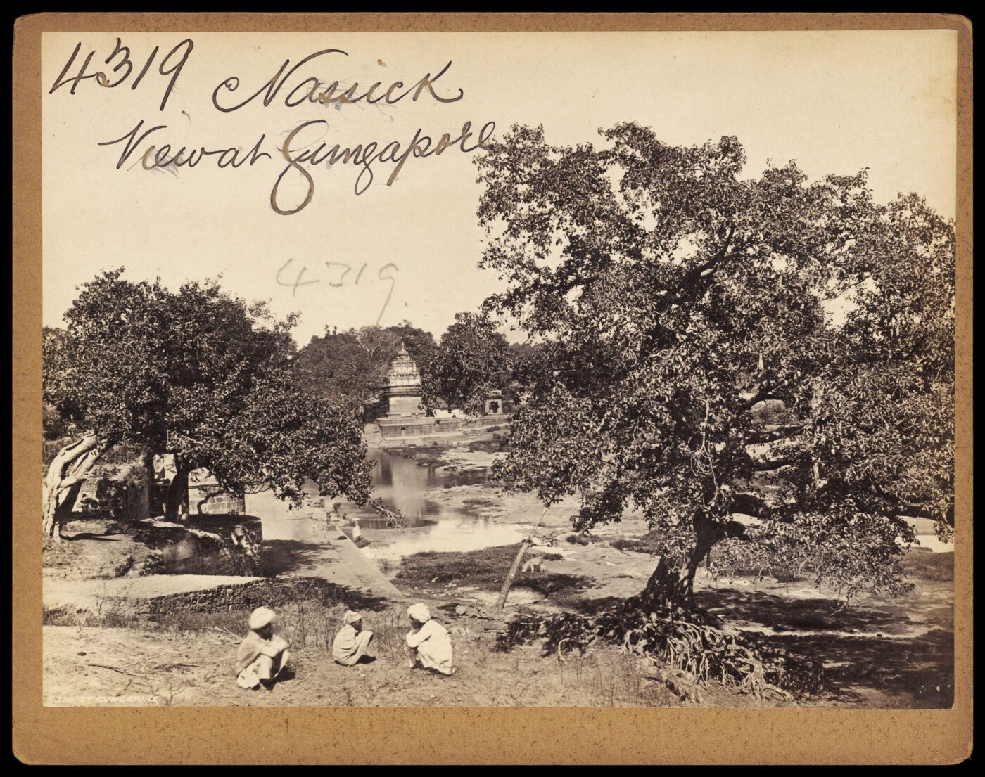 Francis Frith, Nassick.  View at Gungapore